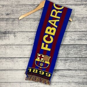 FC Barcelona Football Soccer Winter Scarf